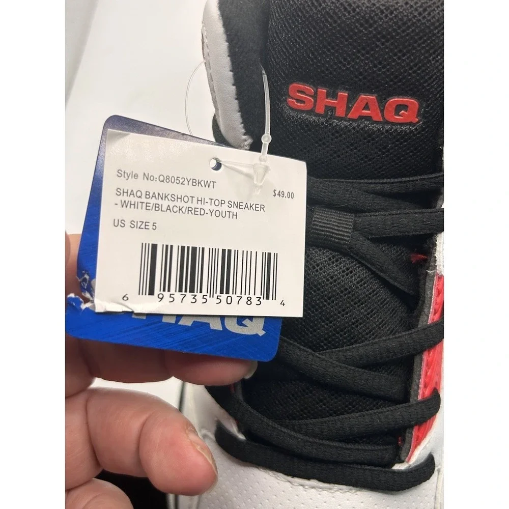 NWT Shaq Bankshot US Sz 5 Basketball Shoe Shaquille O'Neal Athletic Active
